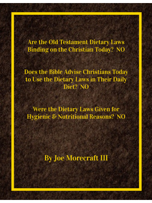 Are the Old Testament Dietary Laws...